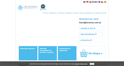 Desktop Screenshot of biuromax.com.pl