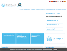 Tablet Screenshot of biuromax.com.pl